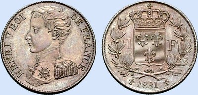 1 Franc HENRI V